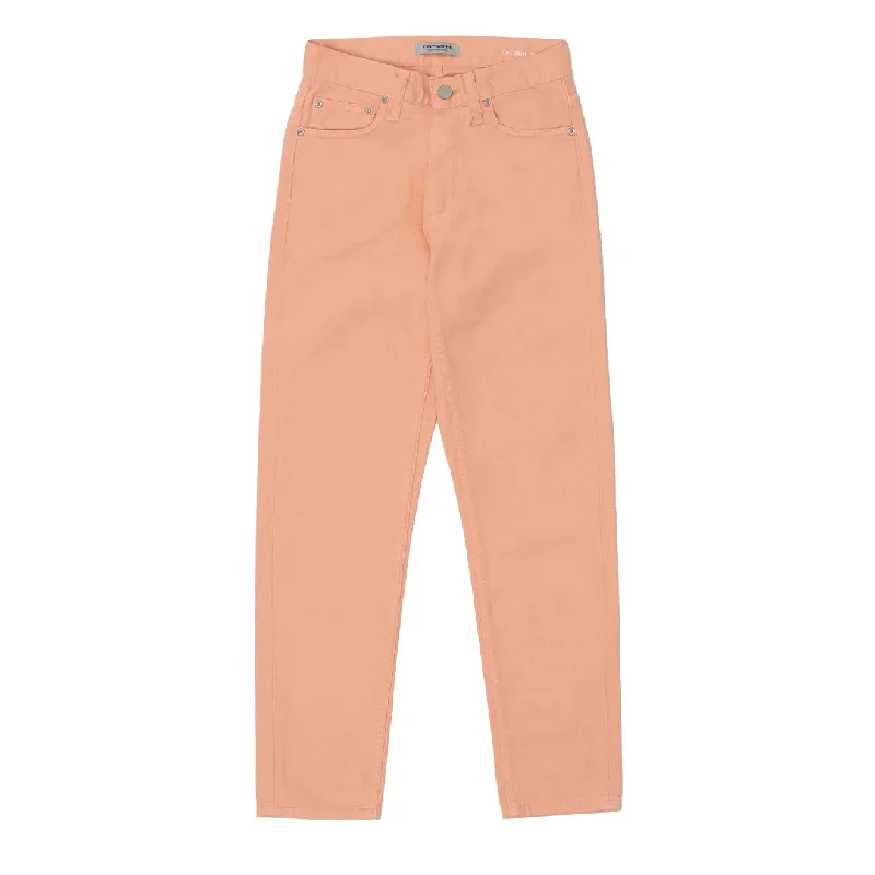 Carhartt WIP Womens Page Carrot Ankle Pant Peach Trendy Printed Leggings