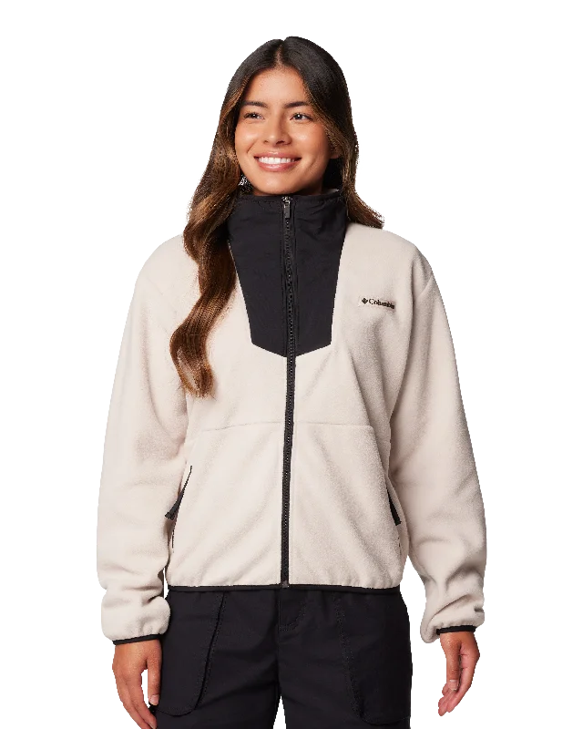 Sequoia Grove Zip Fleece Jacket in Dark Stone & Black Cotton Fabric Linen Fabric Terry Fabric Sequoia Grove Zip Fleece Jacket in Dark Stone & Black Cotton Fabric Linen Fabric Terry Fabric
