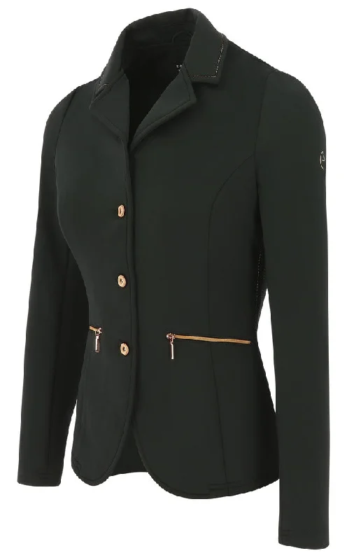 Equitheme Ladies Athens Competition Jacket V-Neck T-Shirt Long Sleeve Cotton