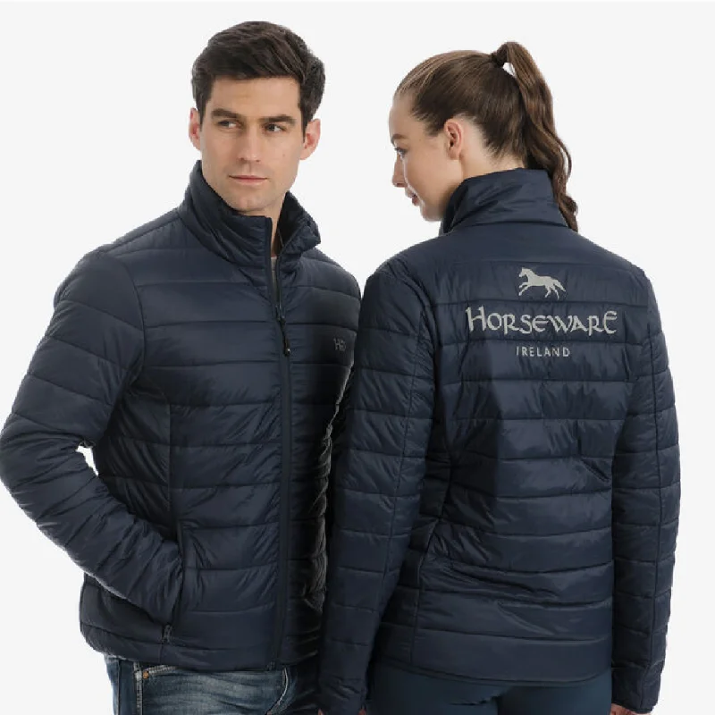 Horseware Ireland Signature Light Weight Padded Jacket Denim Fabric Leather Fabric Suede Fabric Horseware Ireland Signature Light Weight Padded Jacket Denim Fabric Leather Fabric Suede Fabric