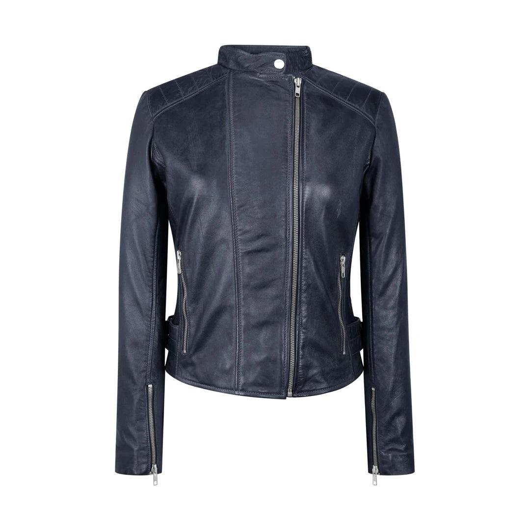 Ladies Real Leather Jacket Cross Zip Brando Nehru Collarless Soft Slim Fit Mesh Blend Leather Blend Suede Blend Ladies Real Leather Jacket Cross Zip Brando Nehru Collarless Soft Slim Fit Mesh Blend Leather Blend Suede Blend