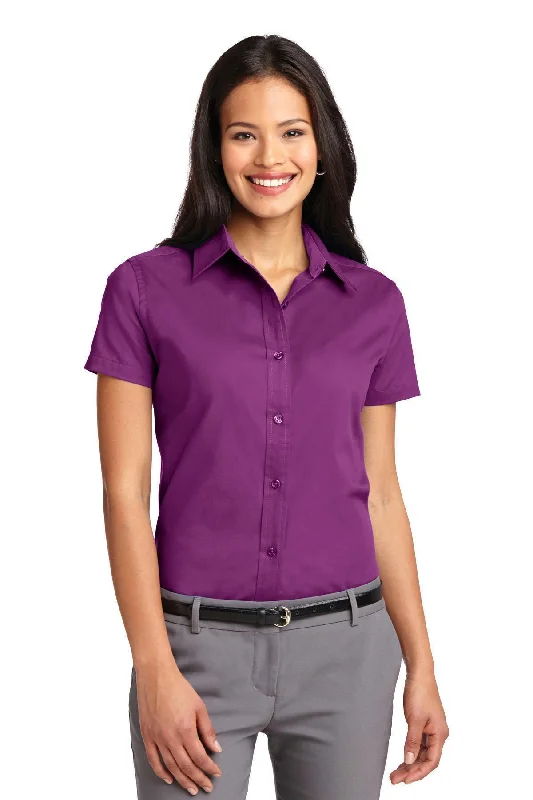 Port Authority Ladies Short Sleeve Easy Care Shirt. L508 Embroidered Appliqued Beaded Port Authority Ladies Short Sleeve Easy Care Shirt. L508 Embroidered Appliqued Beaded