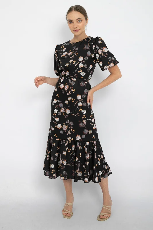 Cadence Dress in Black