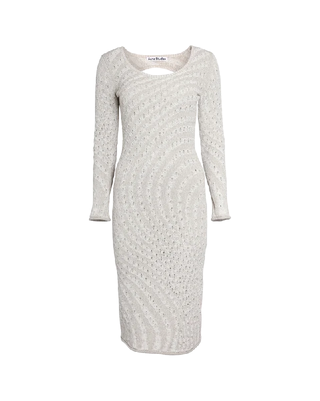 Jacquard Knit Dress
