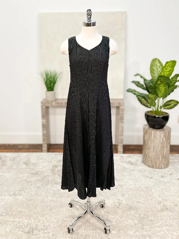 Long Estrella Dress, Black