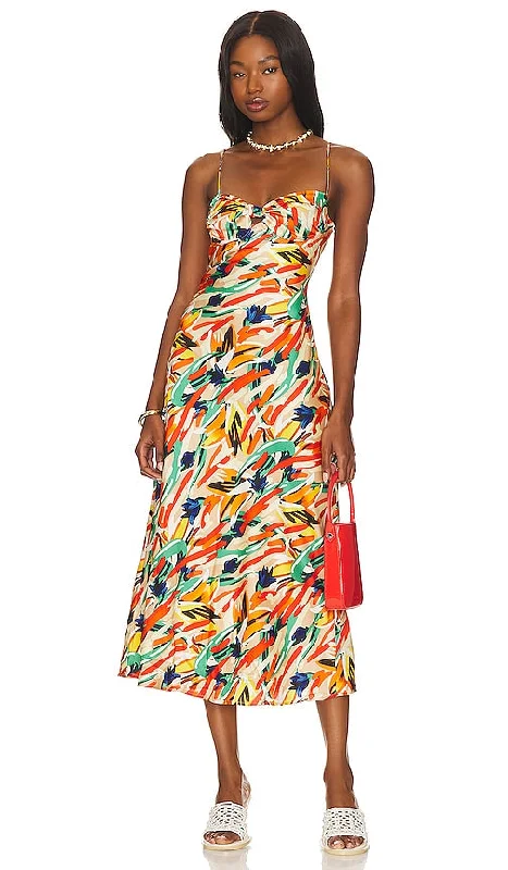 ASTR the Label Mariela Dress in Tan