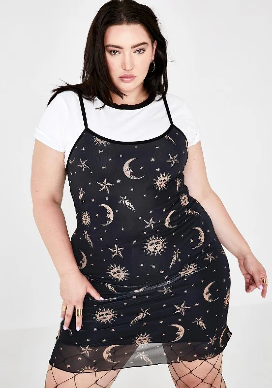Plus Walk The Moon Slip Dress