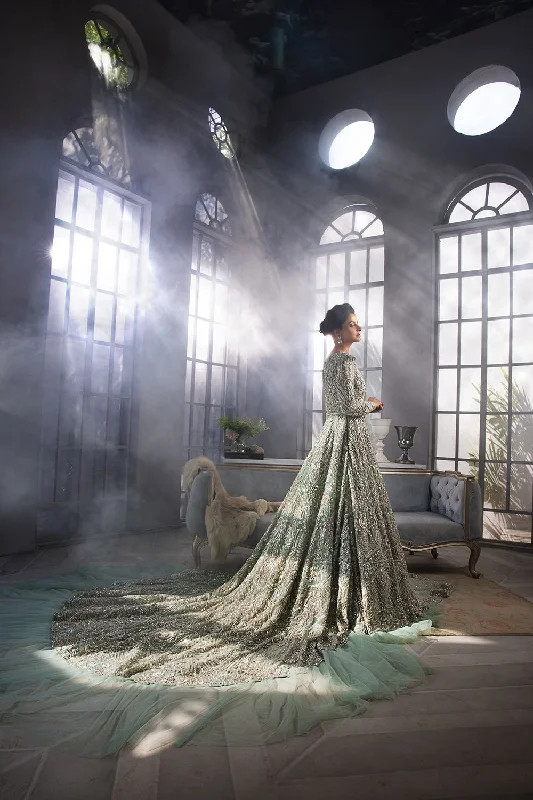 Bridal Pakistani Tail Gown Dress