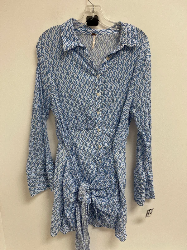 Dress Casual Short By Free People In Blue, Size: L