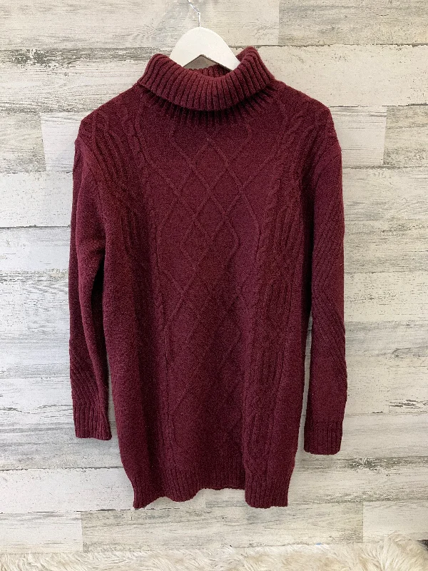 Dress Sweater By Lulus In Maroon, Size: M