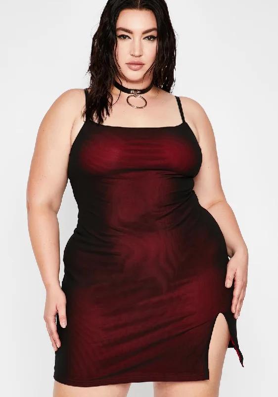 Plus Know My Worth Slip Dress