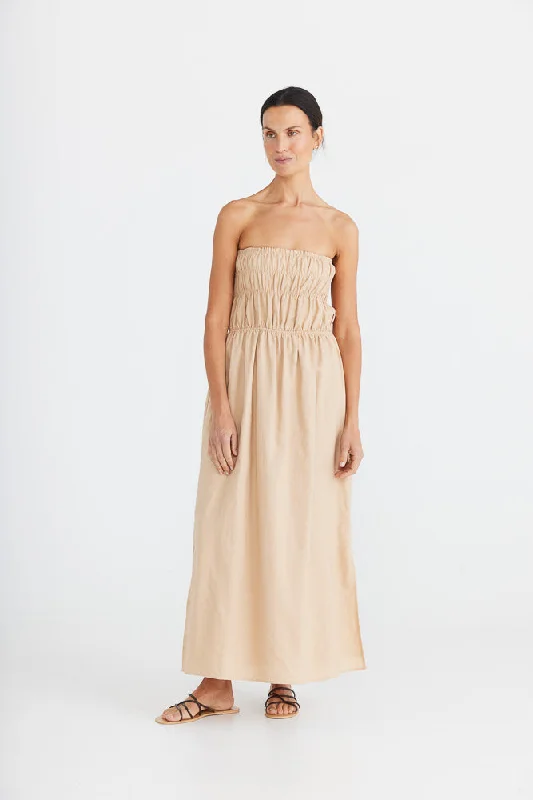 Isabella Dress - Bisque