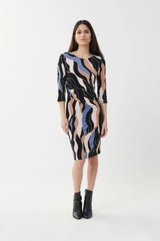 Joseph Ribkoff Abstract Print Dress - 223058