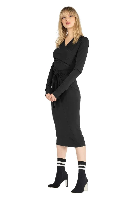 L/SL Many Ways Dress-Solid Only