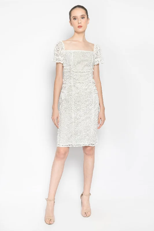 Daphne Dress in White