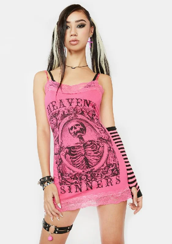 Pink Heaven's Sinners Cami Dress
