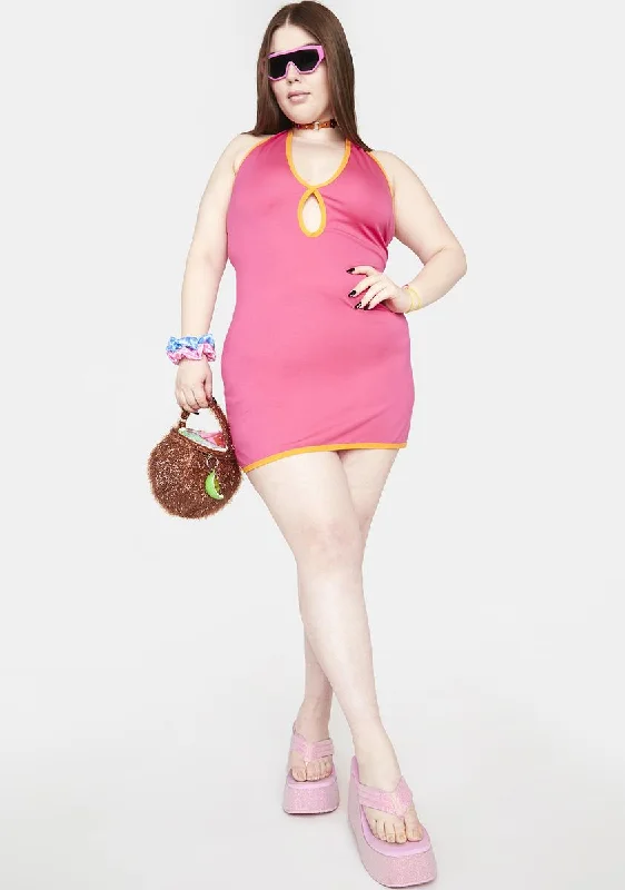 Plus Home At Dawn Colorblock Dress