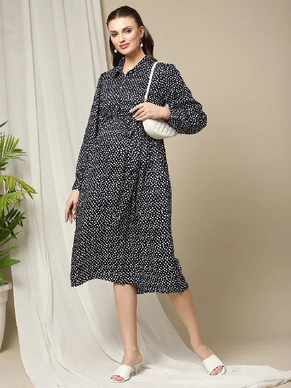 Polka Dot Nursing Dress