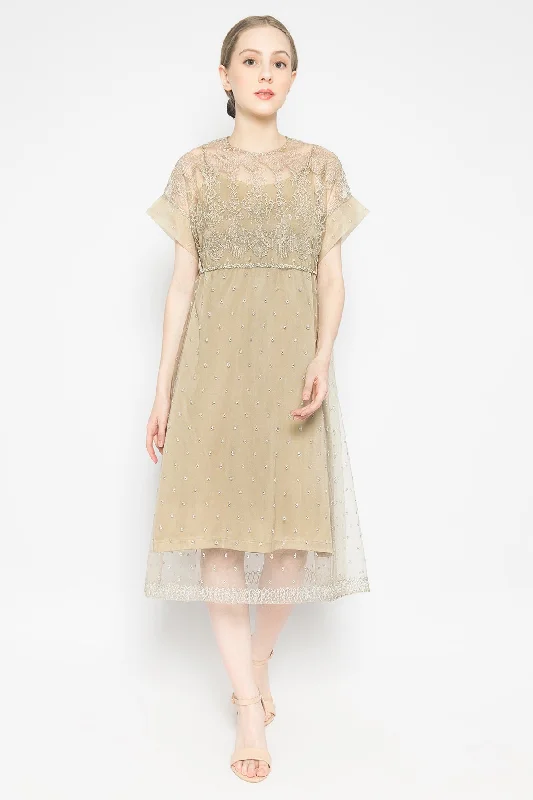 Salma Dress in Gold