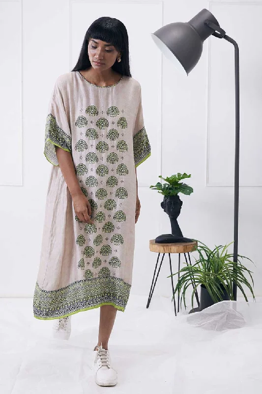 Ela Printed Kimono Dress