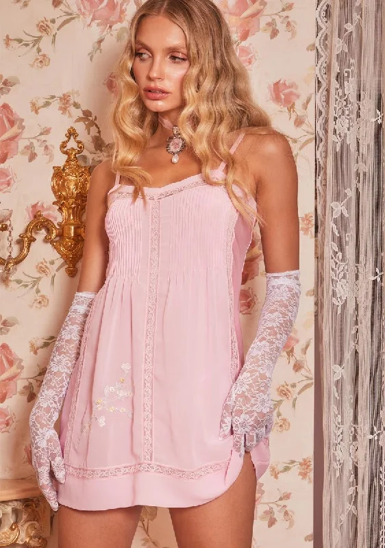 Sweet Hopeless Romantic Satin Sundress