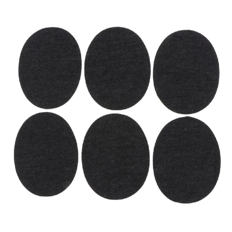 Max 6 Pieces/Pack Denim Iron On Jean Patches Jeans Repair Kit Oval Black Cozy Wide-Legged Jeans Max 6 Pieces/Pack Denim Iron On Jean Patches Jeans Repair Kit Oval Black Cozy Wide-Legged Jeans