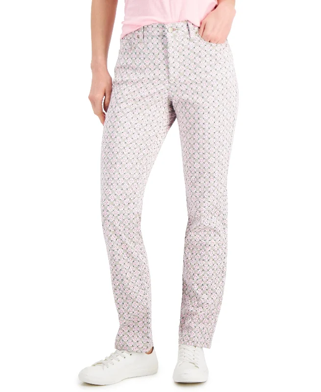 Charter Club Lexington Printed Jeans Stylish Slim Fit Denim