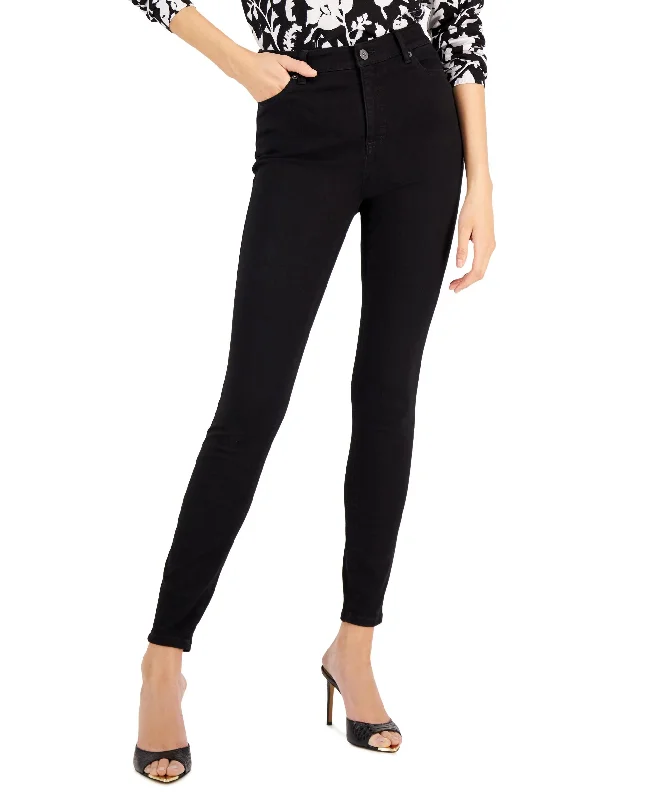 INC International Concepts Womens High Rise Skinny Jeans Chic Rolled Cuff Denim Jeans INC International Concepts Womens High Rise Skinny Jeans Chic Rolled Cuff Denim Jeans