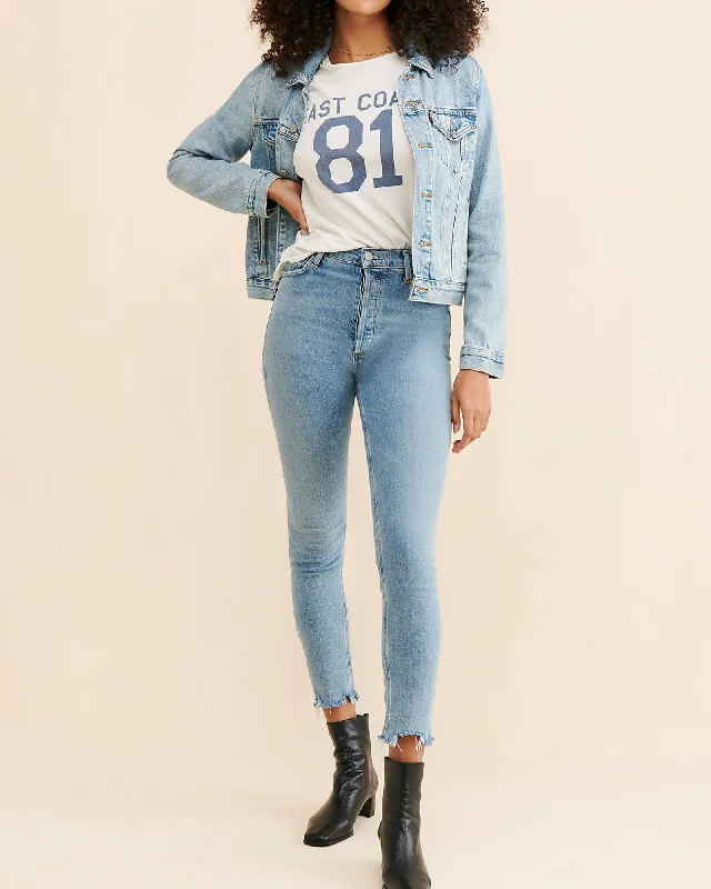 "Nico" High Rise Slim Jeans Fashionable Jeggings Style Jeans