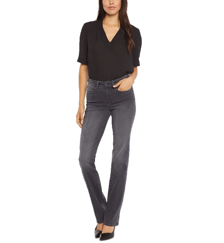Nydj Marilyn Straight Leg Jeans Cozy Tencel Blend Denim Jeans