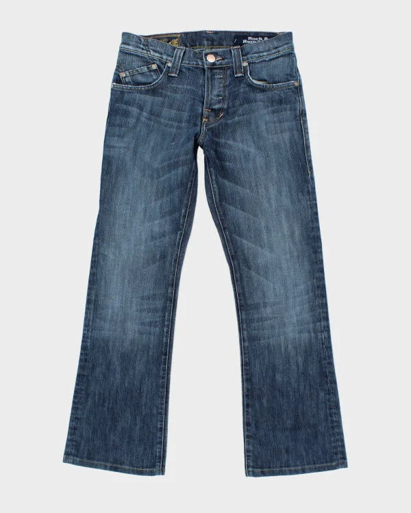 Y2k 00s Rock & Republic Jeans - W30 L30 Casual Wide-Legged Denim Jeans