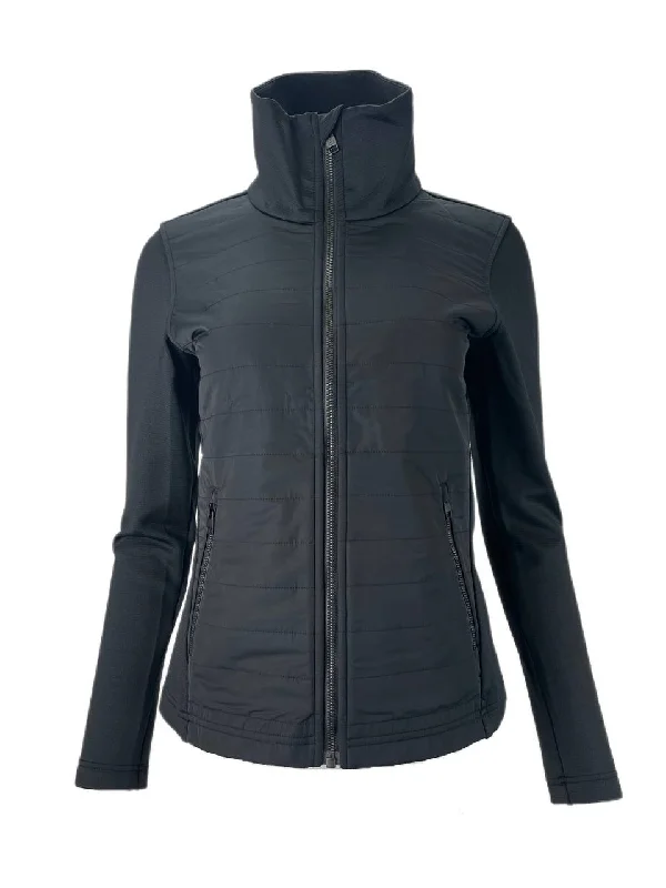Aether Women's Jet Black Noir Full-Zip Fleece Jacket NWT Rayon Fabric Velvet Fabric Corduroy Fabric Aether Women's Jet Black Noir Full-Zip Fleece Jacket NWT Rayon Fabric Velvet Fabric Corduroy Fabric