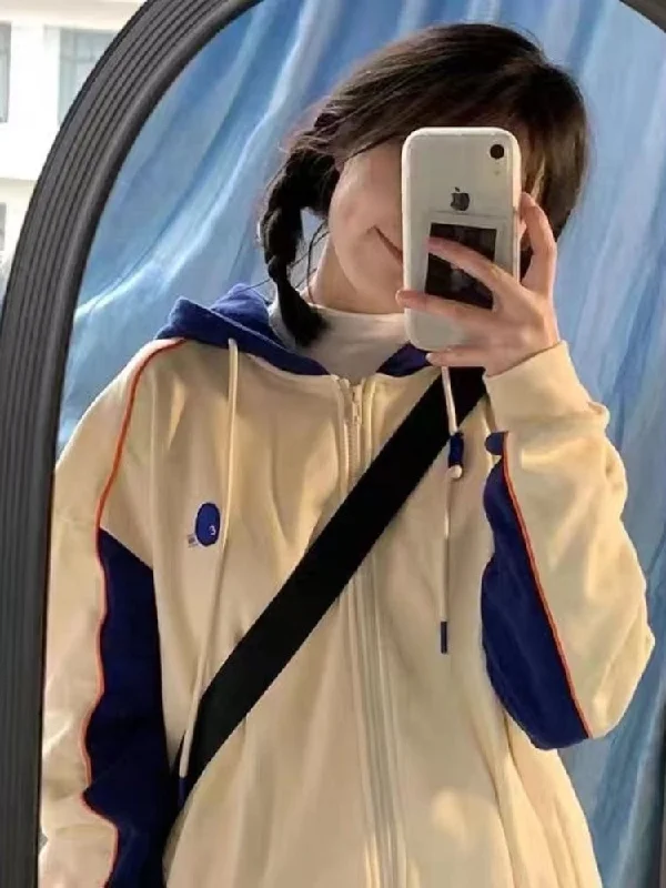 Preppy Style Zipper Hoodies Women Harajuku Kpop Oversized Hooded Sweatshirts Vintage Casual Thin Tops Sport Jackets Y2K Mesh Jacket Canvas Jacket Denim Jacket Preppy Style Zipper Hoodies Women Harajuku Kpop Oversized Hooded Sweatshirts Vintage Casual Thin Tops Sport Jackets Y2K Mesh Jacket Canvas Jacket Denim Jacket
