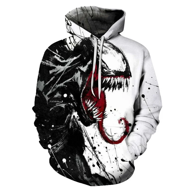 Hot Sale New arrive popular Marvel movie venom 3D Printed Hoodies Men Women Hooded Sweatshirts hip hop Pullover Pocket Jackets Print Jacket Jacquard Jacket Embroidered Jacket Hot Sale New arrive popular Marvel movie venom 3D Printed Hoodies Men Women Hooded Sweatshirts hip hop Pullover Pocket Jackets Print Jacket Jacquard Jacket Embroidered Jacket
