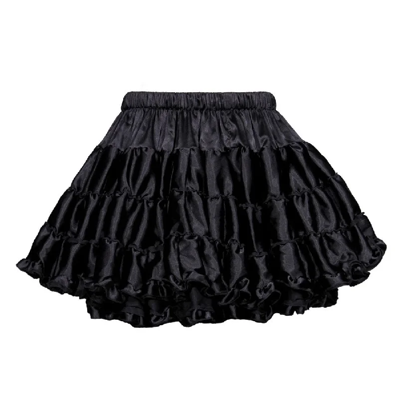 Jethra Satin Skirt wool skirt warm