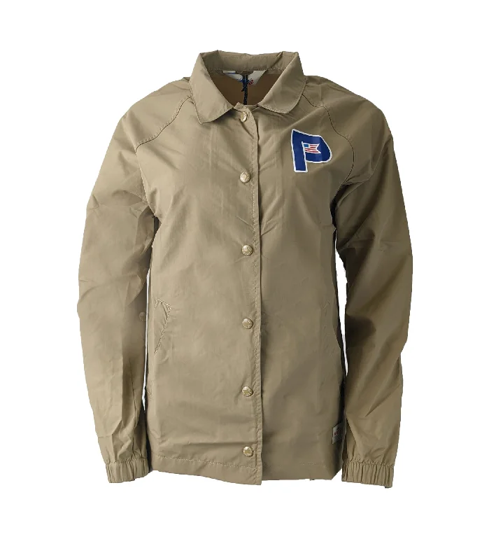 Penfield Women's Tan Howard Jacket Size Small NWT Boat Neck Shawl Collar Notched Collar Penfield Women's Tan Howard Jacket Size Small NWT Boat Neck Shawl Collar Notched Collar