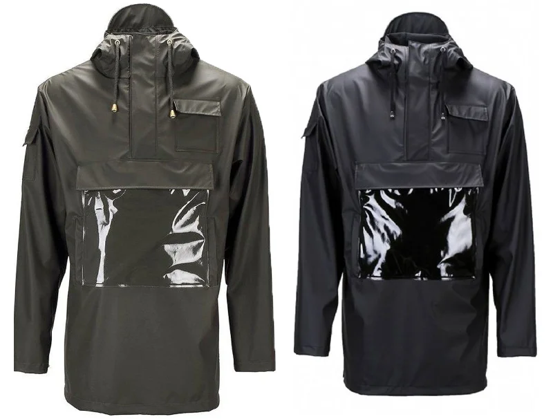 RAINS Unisex Glossy Camp Anorak Jacket #1275 NWT Jersey Jacket Tulle Jacket Batik Jacket RAINS Unisex Glossy Camp Anorak Jacket #1275 NWT Jersey Jacket Tulle Jacket Batik Jacket