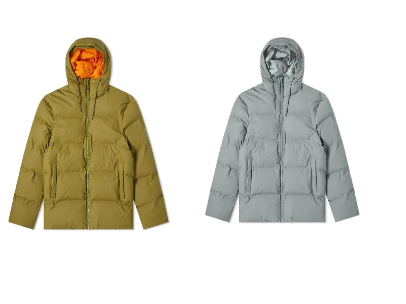 RAINS Unisex Waterproof Puffer Jacket Appliqued Jacket Beaded Jacket Sequined Jacket RAINS Unisex Waterproof Puffer Jacket Appliqued Jacket Beaded Jacket Sequined Jacket
