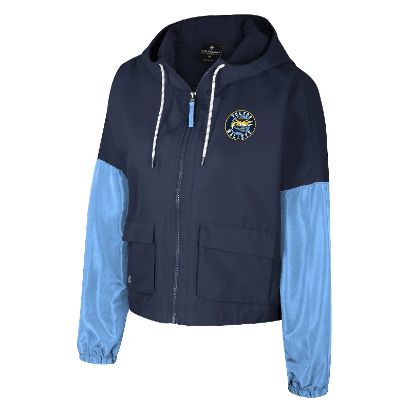 Toledo Walleye Ladies Rafi Full Zip Jacket Notch Collar Jacket Peter Pan Collar Jacket Cowl Neck Jacket Toledo Walleye Ladies Rafi Full Zip Jacket Notch Collar Jacket Peter Pan Collar Jacket Cowl Neck Jacket