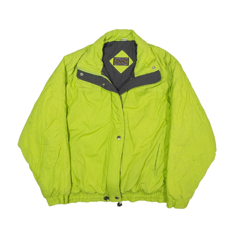 TOUR A TOUR Insulated Shell Jacket Green 90s Womens L Welt Pockets Slit Pockets Flap Pockets TOUR A TOUR Insulated Shell Jacket Green 90s Womens L Welt Pockets Slit Pockets Flap Pockets