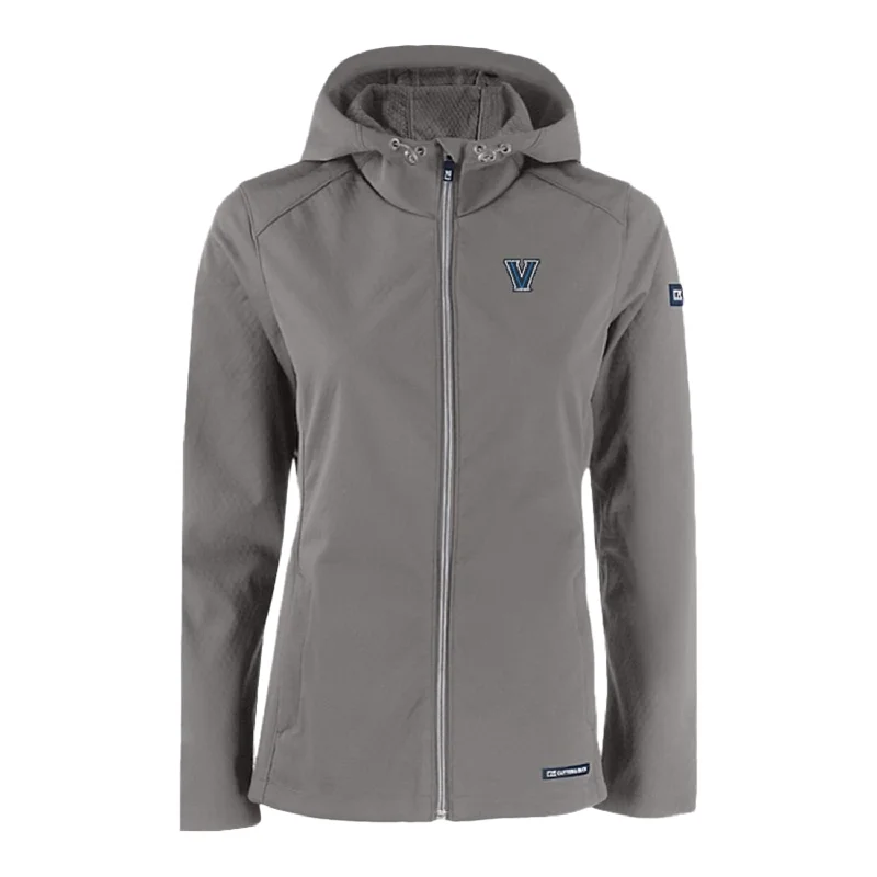Ladies Villanova Wildcats Cutter & Buck Evoke Softshell Grey Full Zip Hooded Jacket Denim Jacket Leather Jacket Suede Jacket Ladies Villanova Wildcats Cutter & Buck Evoke Softshell Grey Full Zip Hooded Jacket Denim Jacket Leather Jacket Suede Jacket