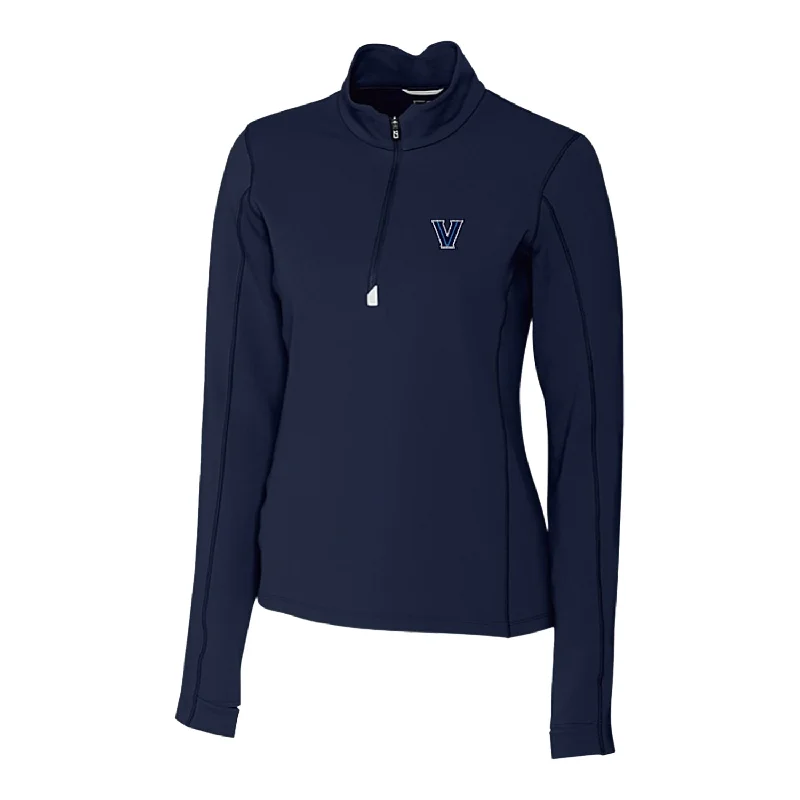 Ladies Villanova Wildcats Cutter & Buck Traverse Strech Navy 1/4 Zip Jacket Print Jacket Jacquard Jacket Patchwork Jacket Ladies Villanova Wildcats Cutter & Buck Traverse Strech Navy 1/4 Zip Jacket Print Jacket Jacquard Jacket Patchwork Jacket