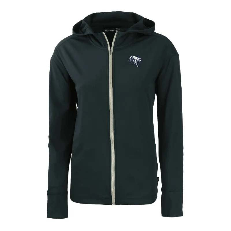 Ladies Villanova Wildcats Cutter & Buck Daybreak Eco Navy Full Zip Jacket Tiered Jacket Buttoned Jacket Zippered Jacket Ladies Villanova Wildcats Cutter & Buck Daybreak Eco Navy Full Zip Jacket Tiered Jacket Buttoned Jacket Zippered Jacket