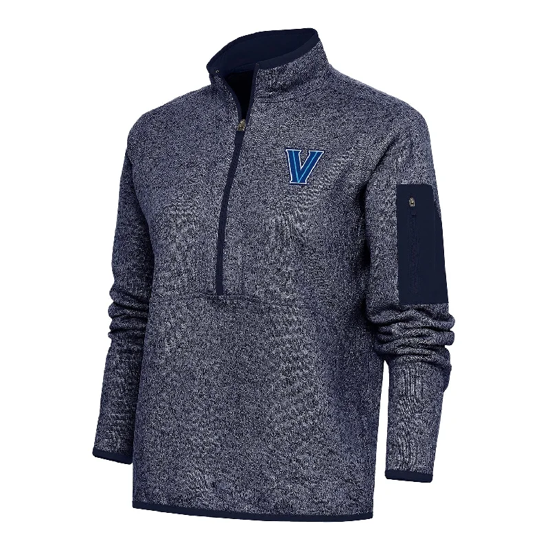 Ladies Villanova Wildcats 1/2 Zip Fortune Heather Navy Pullover Jacket Rayon Jacket Velvet Jacket Corduroy Jacket Ladies Villanova Wildcats 1/2 Zip Fortune Heather Navy Pullover Jacket Rayon Jacket Velvet Jacket Corduroy Jacket