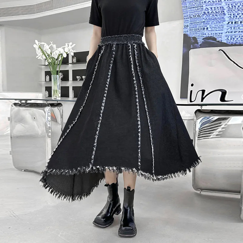 Denim Mini Women Skirt Summer Solid Color Skinny Fashion New Washed Skirt linen skirt breathable Denim Mini Women Skirt Summer Solid Color Skinny Fashion New Washed Skirt linen skirt breathable