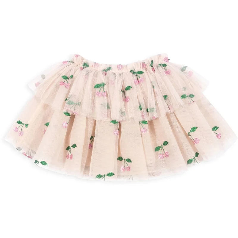 Konges Sløjd Ma Grande Cerise Pink Glitter Mili Glitter Skirt asymmetrical skirt cut Konges Sløjd Ma Grande Cerise Pink Glitter Mili Glitter Skirt asymmetrical skirt cut