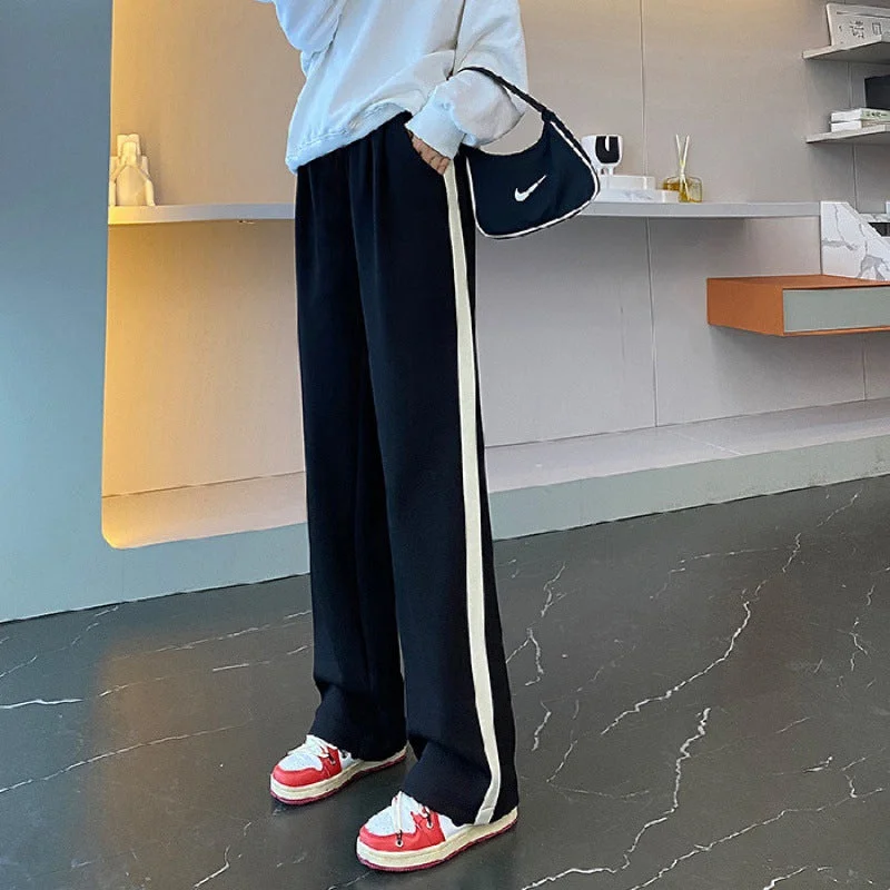 NiDELL . Maternity Pants Spring and Autumn Leisure Wide Leg Pants Slimming outside Wear Mop Pants Maternity Pants Chic Black Leggings NiDELL . Maternity Pants Spring and Autumn Leisure Wide Leg Pants Slimming outside Wear Mop Pants Maternity Pants Chic Black Leggings