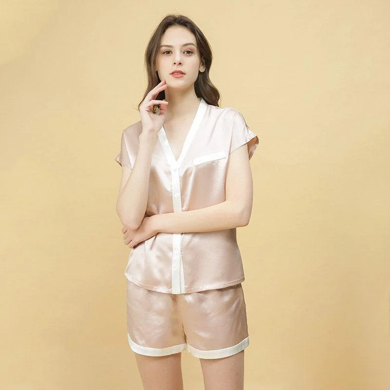 Short Women Silk Pajama Set Short Silk Pants women SIlk sleepwear Casual Drawstring Pants Short Women Silk Pajama Set Short Silk Pants women SIlk sleepwear Casual Drawstring Pants