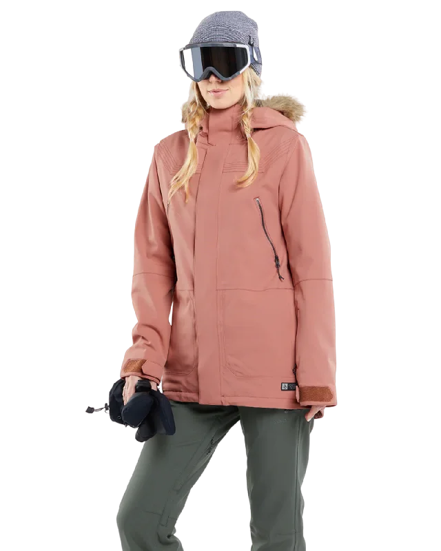 Volcom Shadow Ins Jacket - Earth Pink Oversized Jacket Tailored Jacket Straight Jacket Volcom Shadow Ins Jacket - Earth Pink Oversized Jacket Tailored Jacket Straight Jacket